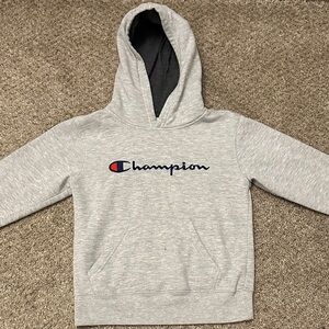 Champion Kids Light Gray Hoodie
